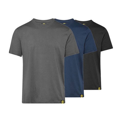 T-shirt de travail - Atony - PECOL GROUP SA - en coton / noir / bleu