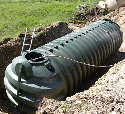 Cuve de récupération d'eau de pluie - Roterra 2450 - ROTO SLOVENIJA - enterrée / en polyéthylène