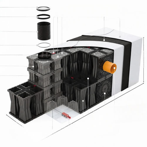 Module de gestion des eaux pluviales pour toiture - AQUABOX - ROTO SLOVENIJA - pour maison / pour route / pour applications industrielles