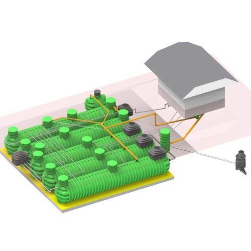 Micro station d'épuration d'eau usée - VODALYS COLLECTIF - ROTO SLOVENIJA - roto-moulée / en polyéthylène / pour petite collectivité