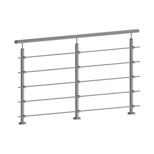 Garde-corps en acier - BL.PT42.4HD12.04.S/960 - RX Inox France - de type balustrade / d'extérieur / pour balcon
