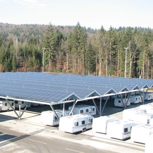 Abri camping car professionnel - voestalpine Sadef nv - sur mesure / solaire / en acier