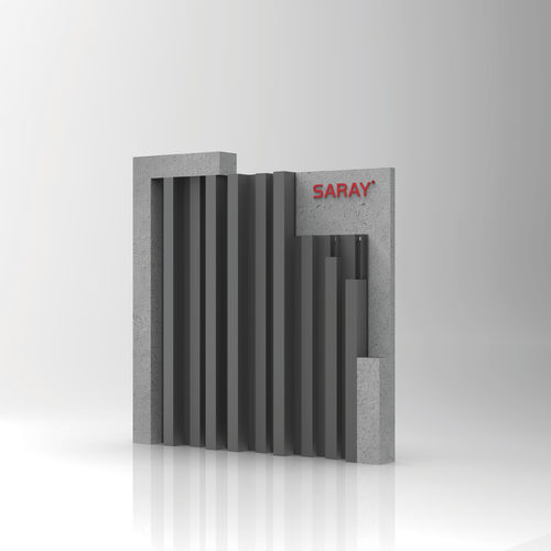 Bardage spécial - VERTICAL - SARAY ALUMINYUM - en aluminium / vertical / peint