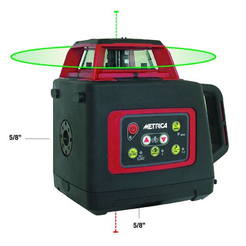 Niveau laser - BRAVO SL-GREEN - Metrica S.p.A. - rotatif / de précision / horizontal