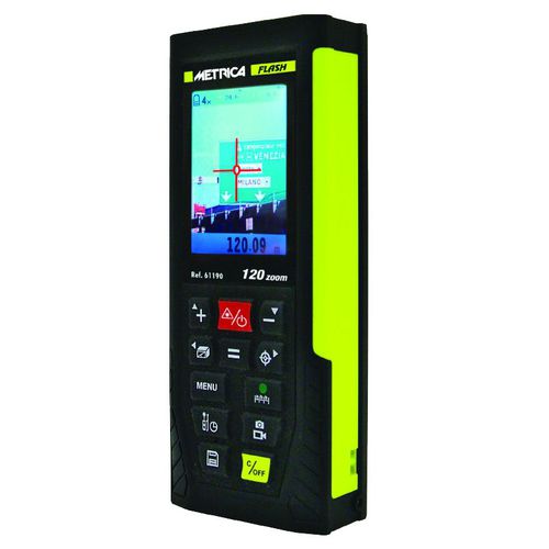 Télémètre laser - METRICA FLASH 120 ZOOM - Metrica S.p.A.