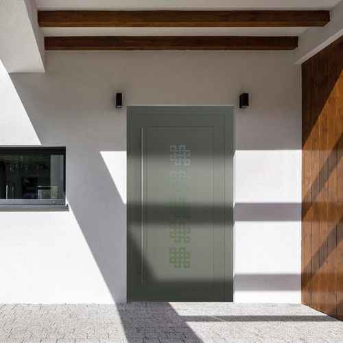 Porte d'entrée - Madrid - BUDVAR - en PVC / battante / contemporaine