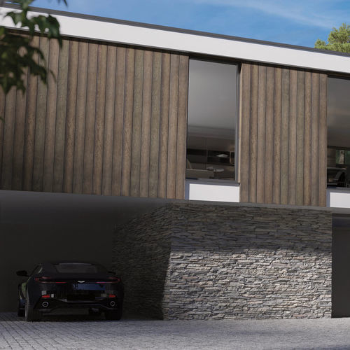 Bardage en lames - Board & Batten+ - MILLBOARD - en composite / vertical / durable