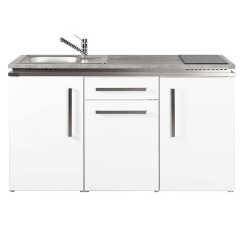 Kitchenette petite - MD 150 - Stengel Steel Concept GmbH - en chêne / en ardoise / en acier inoxydable