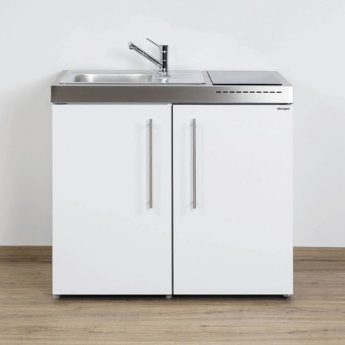 Kitchenette petite - MP 100 - Stengel Steel Concept GmbH - en acier inoxydable / avec plaque de cuisson / avec poignée