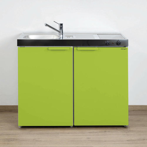 Kitchenette petite - MK 100 - Stengel Steel Concept GmbH - en acier inoxydable / vitrocéramique / blanche