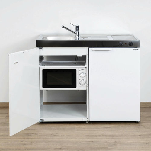 Kitchenette petite - MKM 100 - Stengel Steel Concept GmbH - en métal / avec plaque de cuisson / avec portes battantes