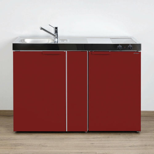 Kitchenette petite - MK 120 - Stengel Steel Concept GmbH - en métal / avec plaque de cuisson / avec portes battantes