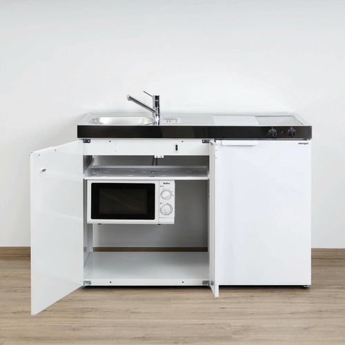 Kitchenette petite - MKM 120 - Stengel Steel Concept GmbH - en métal / avec plaque de cuisson / avec portes battantes