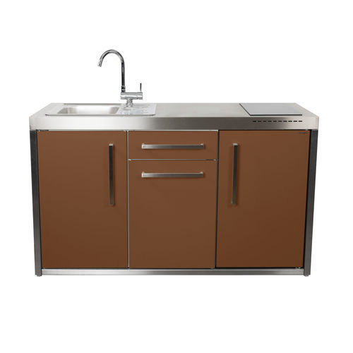 Kitchenette petite - MO 150 S - Stengel Steel Concept GmbH - en métal / avec poignée / d'extérieur