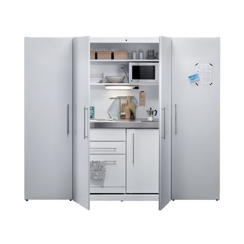Armoire de rangement pour cuisine contemporain - SKM 120 - Stengel Steel Concept GmbH - en métal / pour réfrigérateur