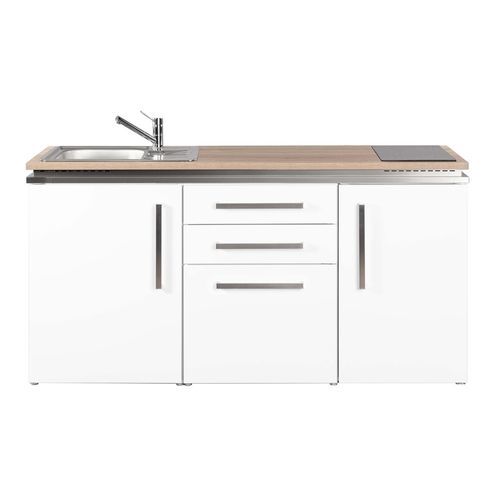 Kitchenette petite - MD 170 - Stengel Steel Concept GmbH - en chêne / en ardoise / en béton