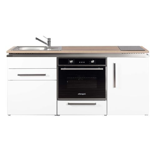 Kitchenette petite - MDB 170 - Stengel Steel Concept GmbH - en chêne / en ardoise / en béton