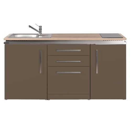 Kitchenette petite - MDGS 170 - Stengel Steel Concept GmbH - en chêne / en ardoise / en acier inoxydable