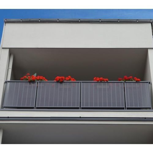 Garde-corps en aluminium - OXYTAL - BUGAL SA - à panneaux / d'extérieur / pour balcon
