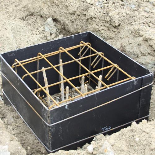 Coffrage rectangulaire - Cofravite - SIIB FRANCE - en polypropylène / pour fondation / recyclable