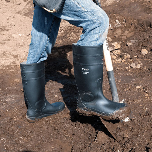 Bottes de sécurité pour chantier - VIBAS38 - CENTRAL LOBAO S.A - étanche / antidérapante / SBP
