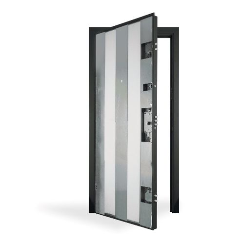 Porte d'entrée - Ghost - GRUPPO PRIMAVERA SRL - en acier galvanisé / battante / contemporaine