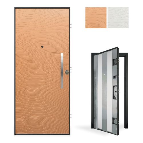 Porte d'entrée - Ghost Dune - GRUPPO PRIMAVERA SRL - en aluminium / en acier galvanisé / en mélaminé