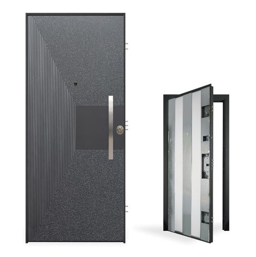 Porte d'entrée - Ghost Lux - GRUPPO PRIMAVERA SRL - en aluminium / en acier galvanisé / en mélaminé