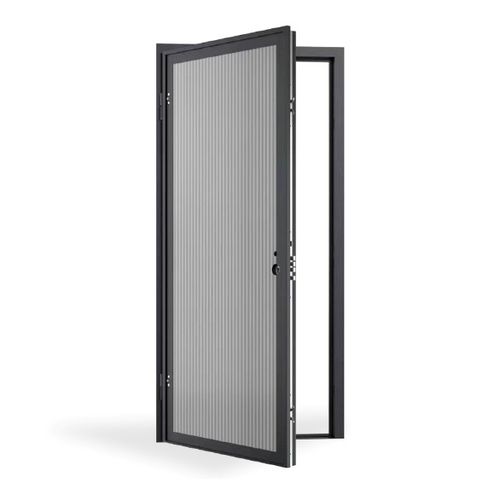 Porte d'entrée - EVOLUTION - GRUPPO PRIMAVERA SRL - en aluminium / en acier galvanisé / battante