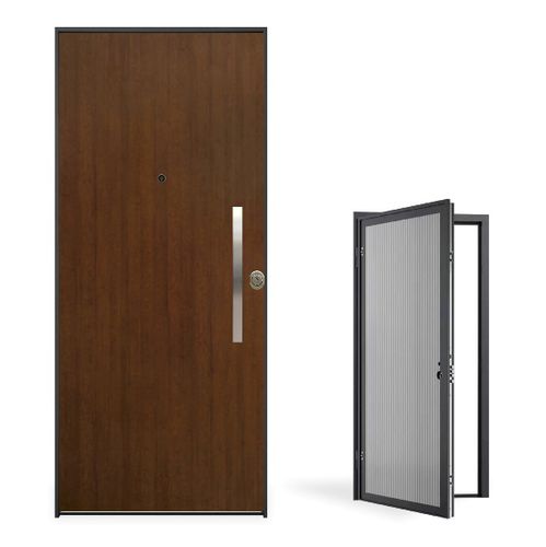 Porte d'intérieur - Evolution - GRUPPO PRIMAVERA SRL - en noyer / en aluminium / en acier galvanisé
