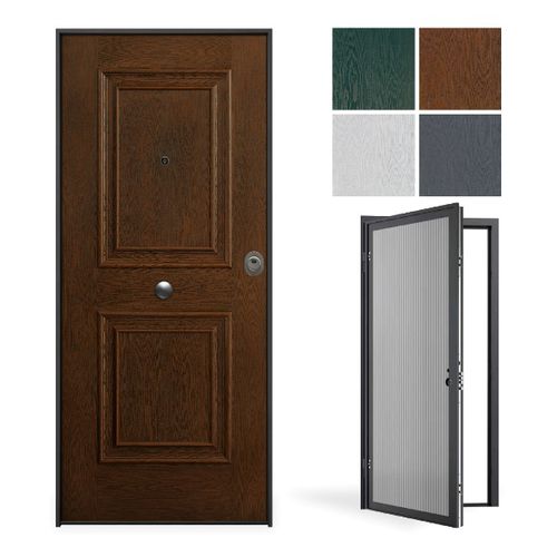 Porte d'entrée - Evolution Ares  - GRUPPO PRIMAVERA SRL - en aluminium / en acier galvanisé / en mélaminé