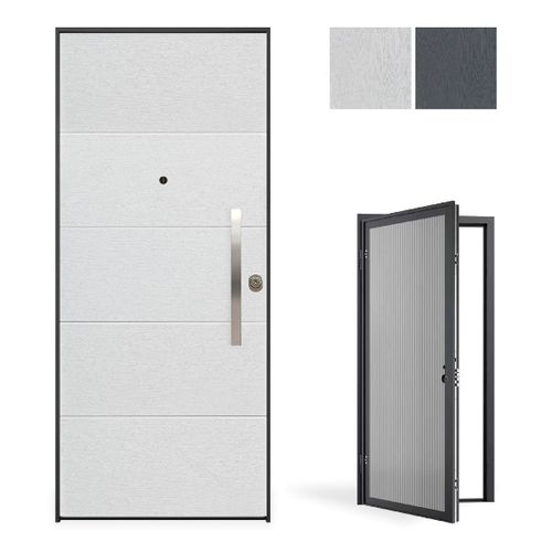Porte d'entrée - Evolution Afrodite - GRUPPO PRIMAVERA SRL - en aluminium / en acier galvanisé / en mélaminé