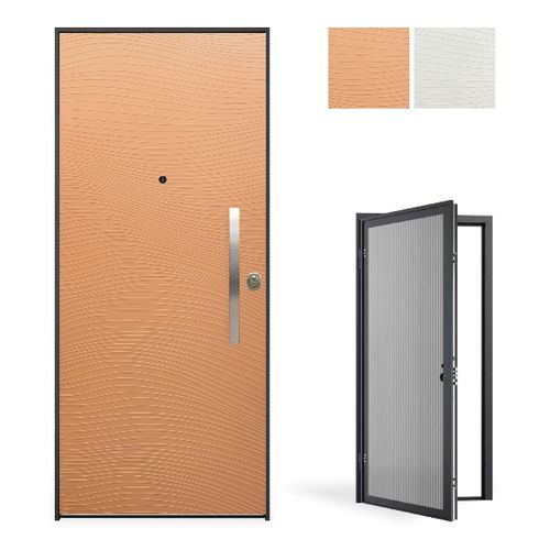 Porte d'entrée - Evolution Dune - GRUPPO PRIMAVERA SRL - en aluminium / en acier galvanisé / en mélaminé