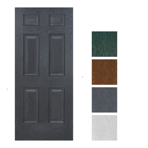 Panneau pour porte - URANO  - GRUPPO PRIMAVERA SRL - en fibre de verre / lisse / aspect bois