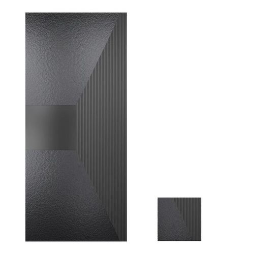 Panneau pour porte - LUX - GRUPPO PRIMAVERA SRL - en aluminium / texturé / aspect bois