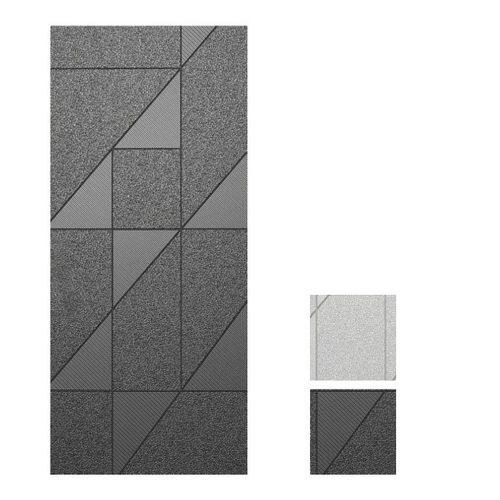 Panneau pour porte - PITAGORA - GRUPPO PRIMAVERA SRL - en aluminium / texturé / aspect pierre