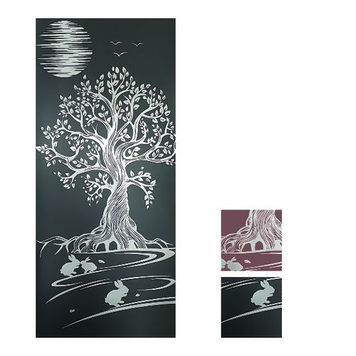 Panneau pour porte - ULIVO - GRUPPO PRIMAVERA SRL - en aluminium / texturé / aspect pierre