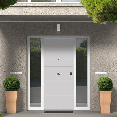 Porte d'entrée - THERMOENERGY CL4 Penta - GRUPPO PRIMAVERA SRL - en aluminium / en acier galvanisé / en mélaminé