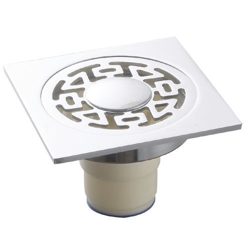 Siphon de sol en métal - Foshan Sunvin Ceramics CO., Ltd - en plastique / pour salle de bain / avec grille