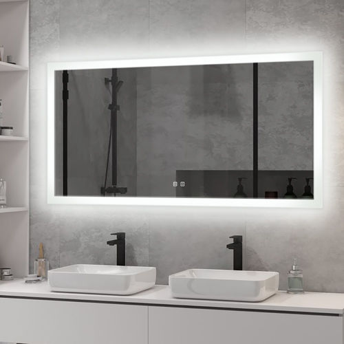Miroir de salle de bain mural - Foshan Sunvin Ceramics CO., Ltd - professionnel / contemporain / rectangulaire