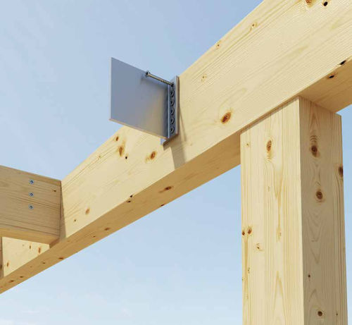 Élément de fixation en aluminium - ALUMINI HT - HOLZ TECHNIC - pour poutre / pour bois / invisible