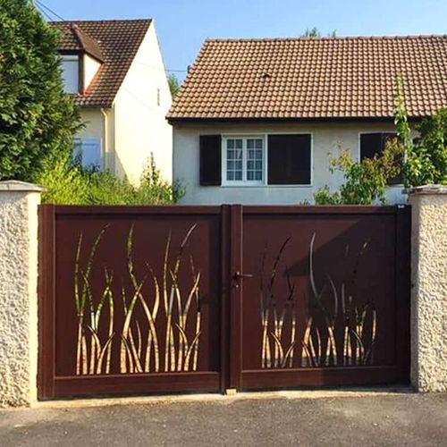 Portail battant - Hercule T21901 - CEMOGI - coulissant / droit / en aluminium laqué