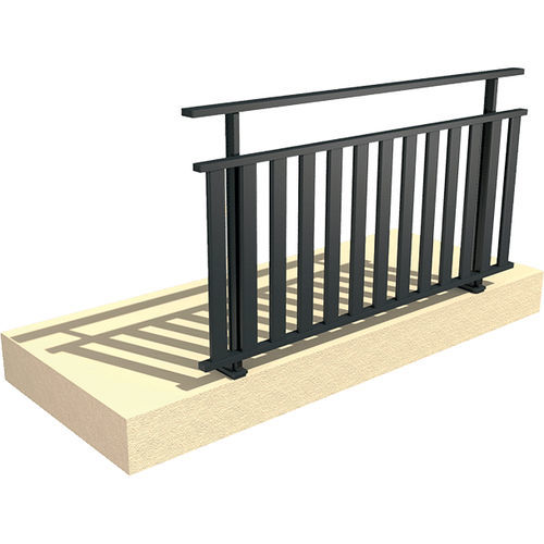 Garde-corps en aluminium - Eris - CEMOGI - à barreaux / d'extérieur / pour escalier