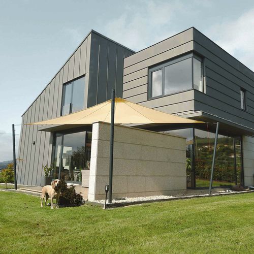 Voile d'ombrage résistante aux UV - Solaria Breathable - Maanta - sur mesure / résistante au vent / professionnelle
