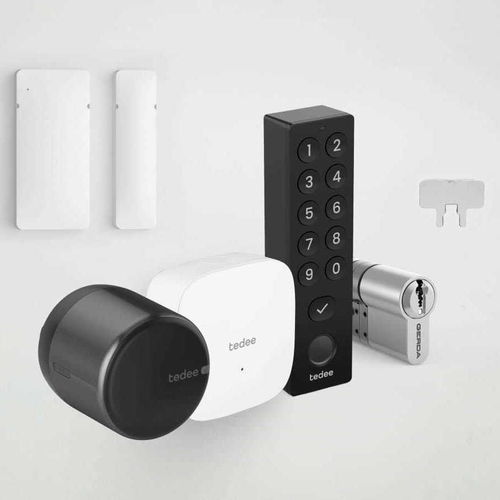 Serrure électronique - GO2 SENSOR CYLINDER FULL BUNDLE - Tedee - électromécanique / à code / biométrique à empreinte digitale