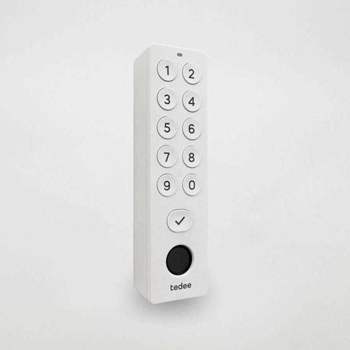 Lecteur à empreinte digitale pour sécurité - KEYPAD PRO WHITE  - Tedee - pour contrôle d'accès automatique / suspendu / autonome