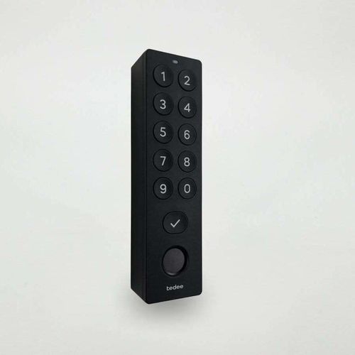 Lecteur à empreinte digitale pour sécurité - KEYPAD PRO BLACK  - Tedee - pour contrôle d'accès automatique / pour système domotique / pour porte