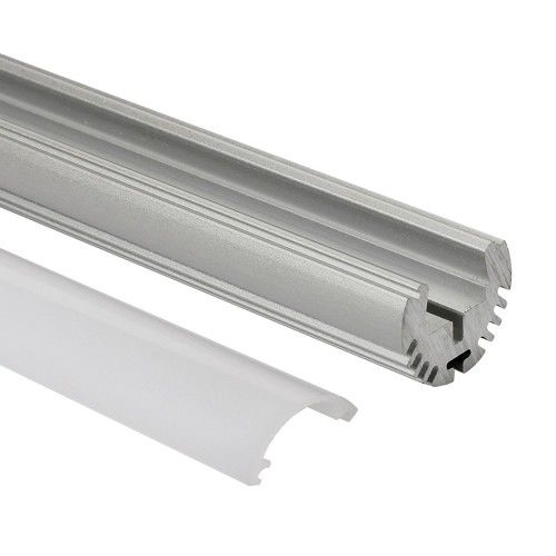 Profilé en aluminium - DILRL-O24-M150-ALU - DELILED – DELITECH - rond / pour éclairage à LED