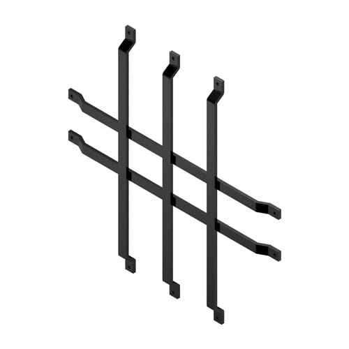Grille de défense fixe - 3AC9 series - GROUPE TIRARD & BURGAUD SAS - en aluminium