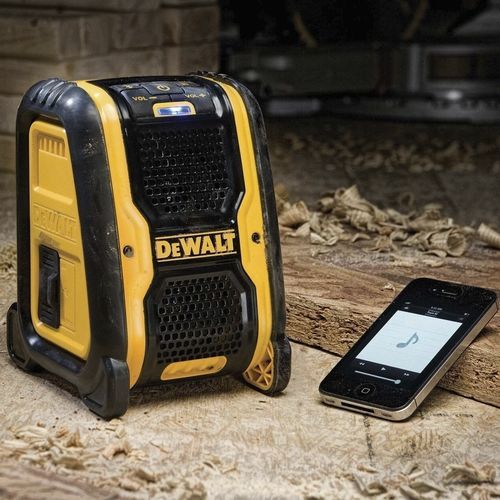 Enceinte Bluetooth - DCR006-XJ - DEWALT - sans fil / avec batterie rechargeable / professionnelle